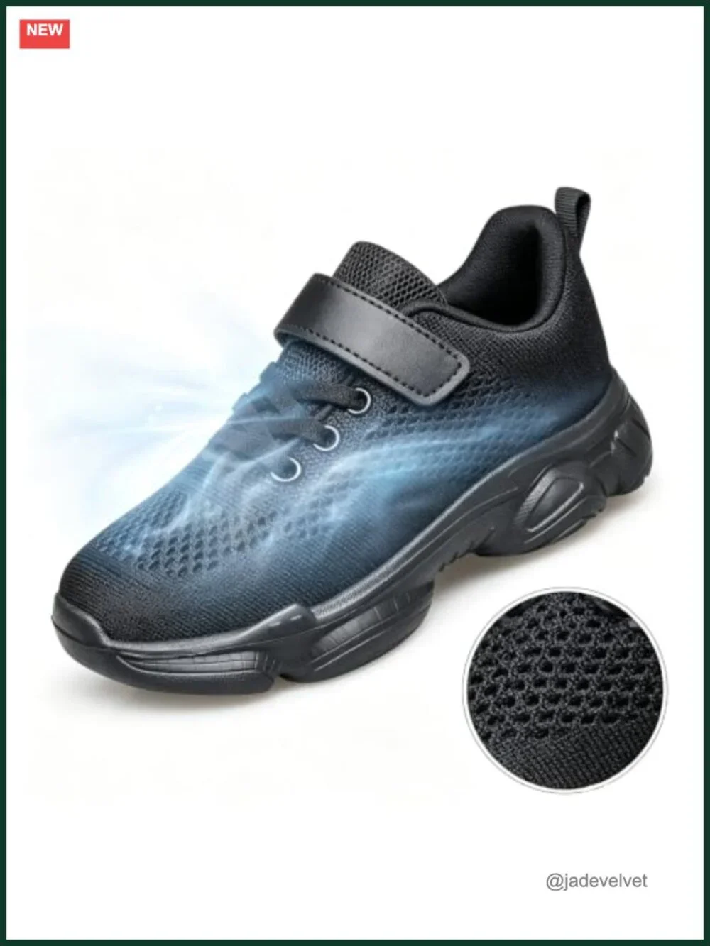 Kids Toddler Sports Strap Sneakers Breathable Lightweight Non-Slip Athletic